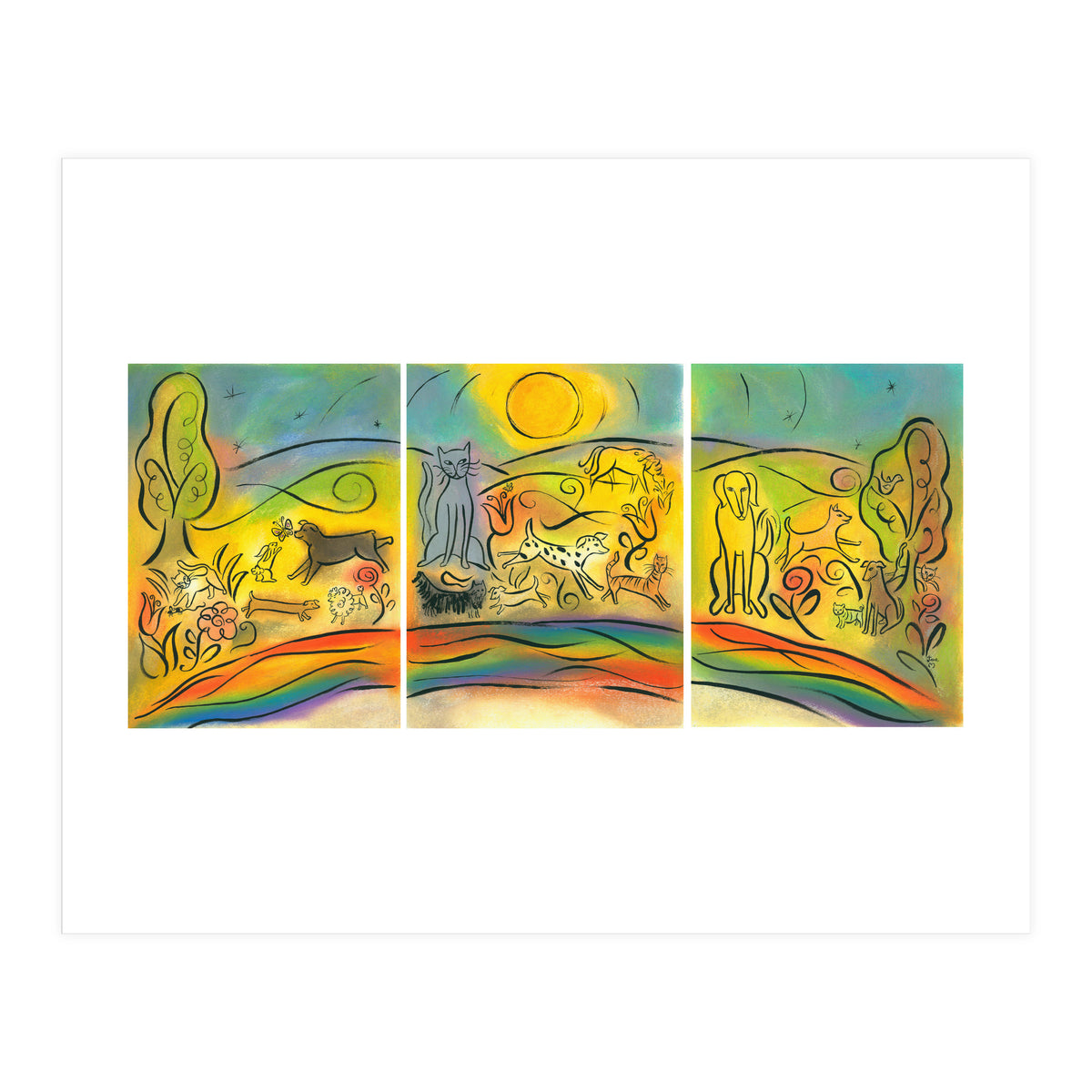 Rainbow Bridge Print (Print Only)