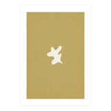 Olive green Matisse inspired shape (Print Only) thumbnail