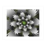 Seamless Green 3D Floral (Print Only) thumbnail