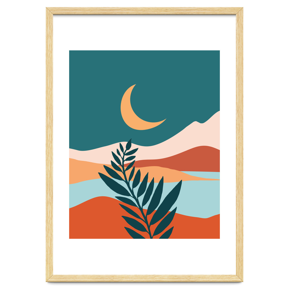 Moonlit Mediterranean