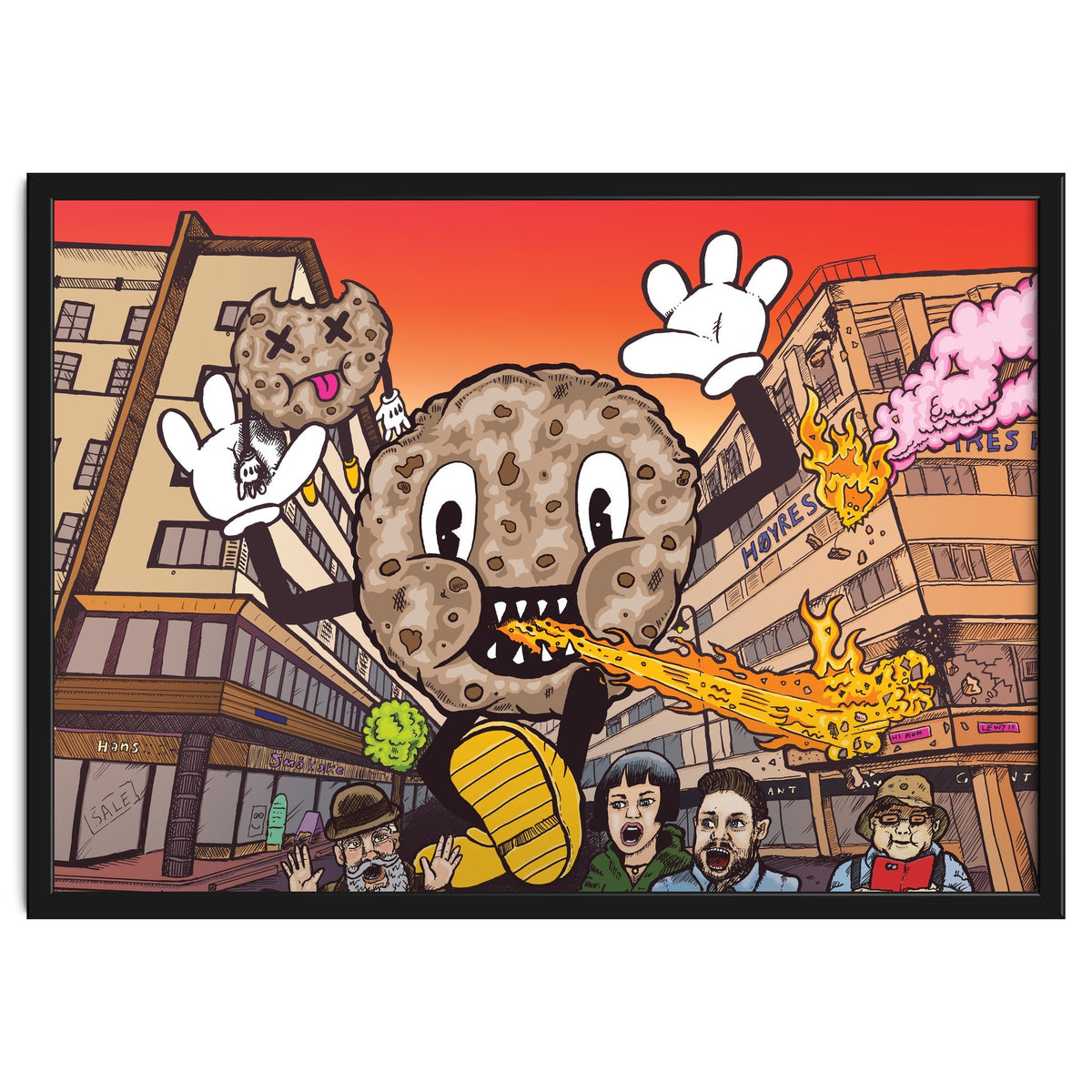 Cookie Monster 12.3% ABV Bourbon Barrel Aged Coconut Chocolate Chip Stout - Amundsen Brewery