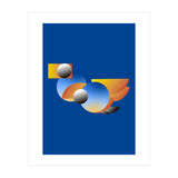 Modern Abstract Geometric Minimalist Duck (Print Only) thumbnail