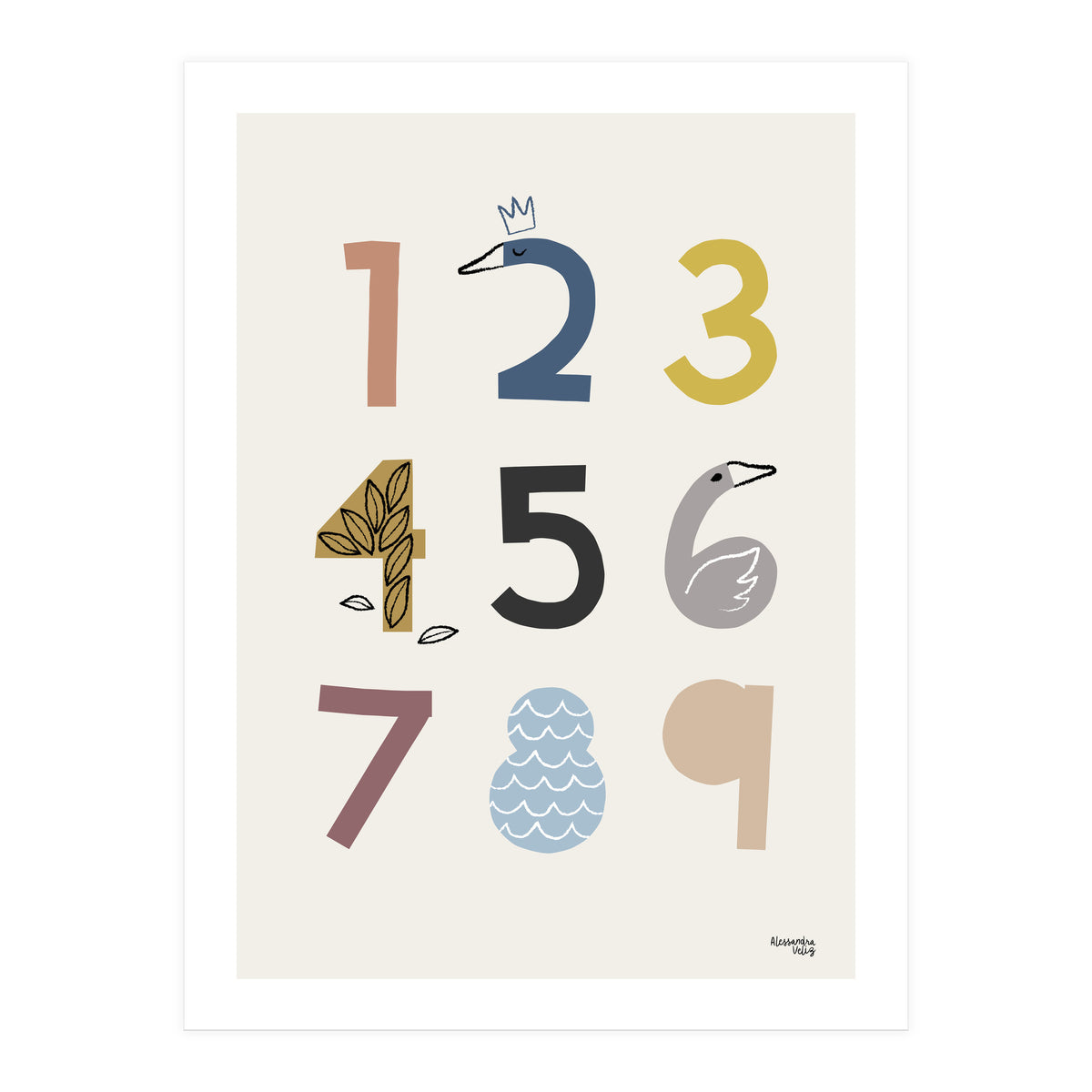 Numbers & Swans (Print Only)