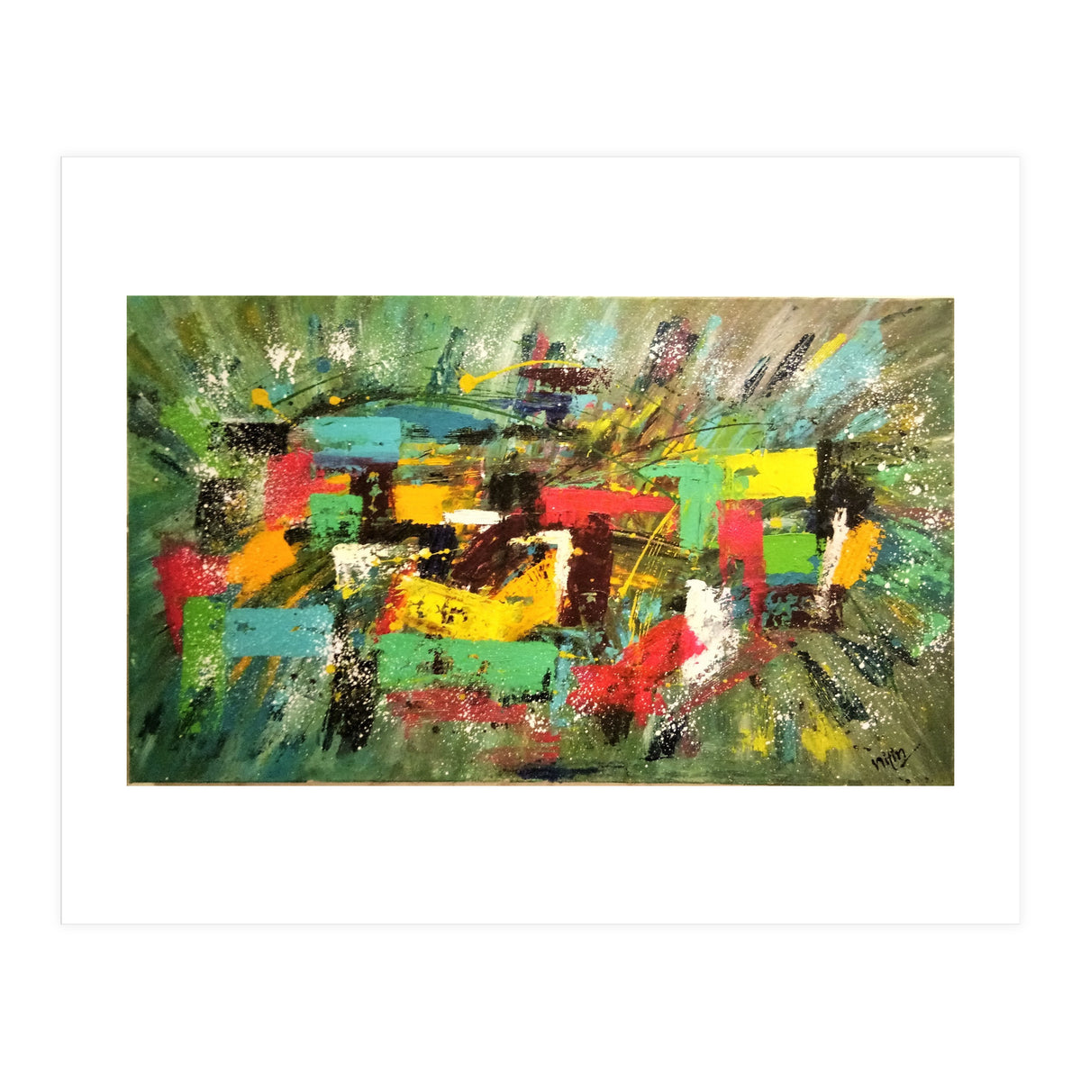 Crowded - Abstract (Print Only)