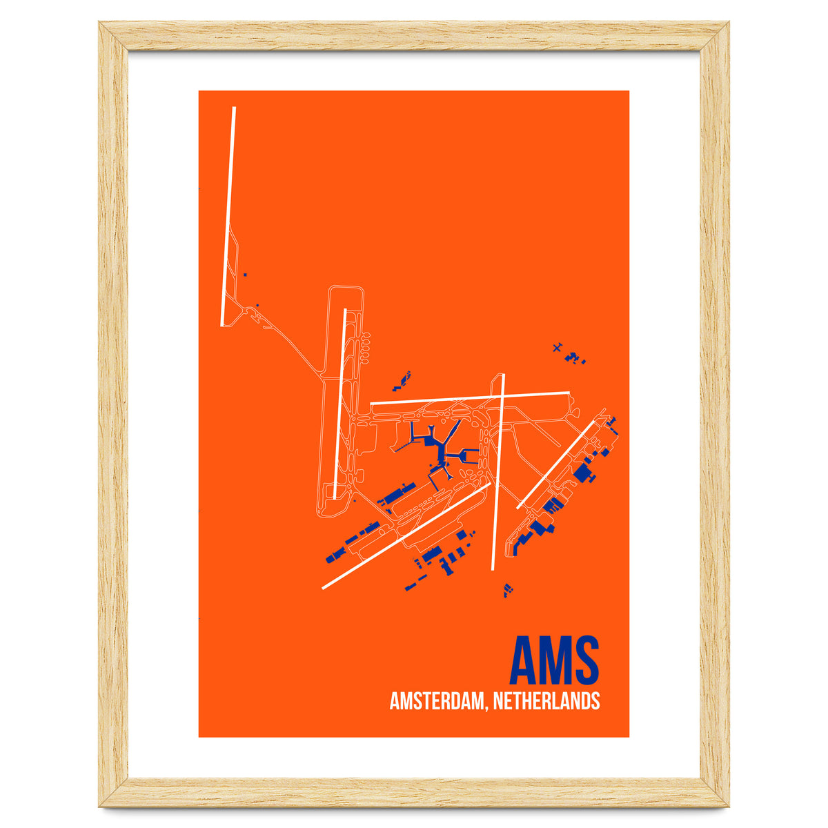 Amsterdam Airport Layout