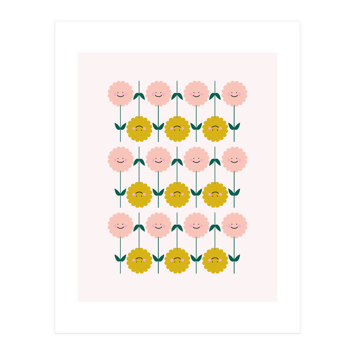 Smiling Flowers1 Rgb (Print Only)