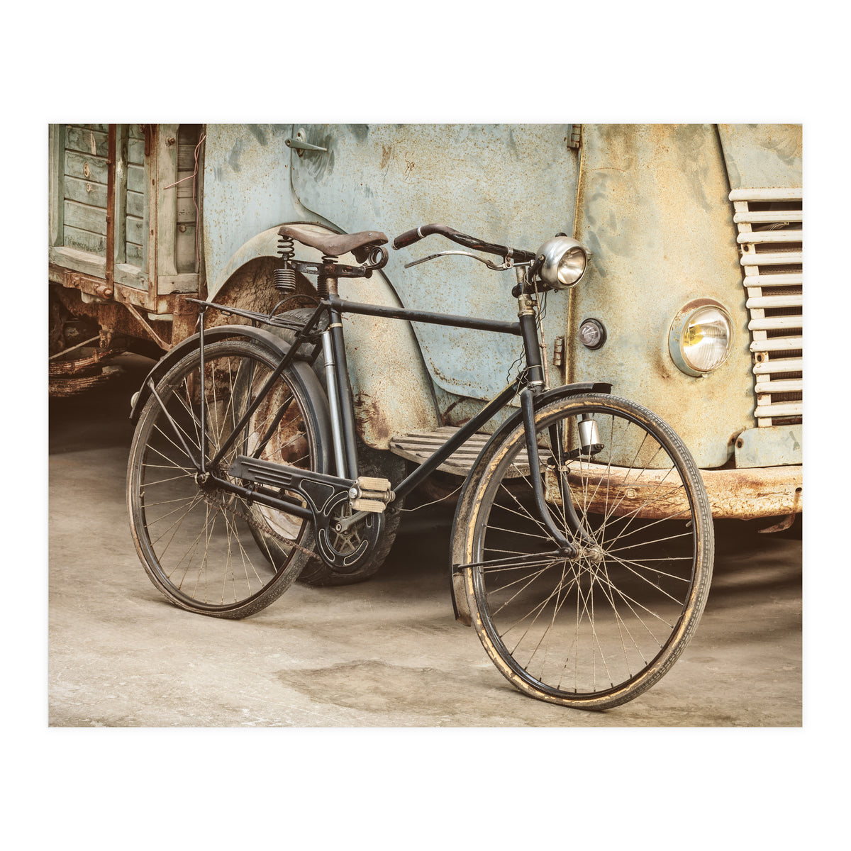 The Bicycle in the old Factory (Print Only)