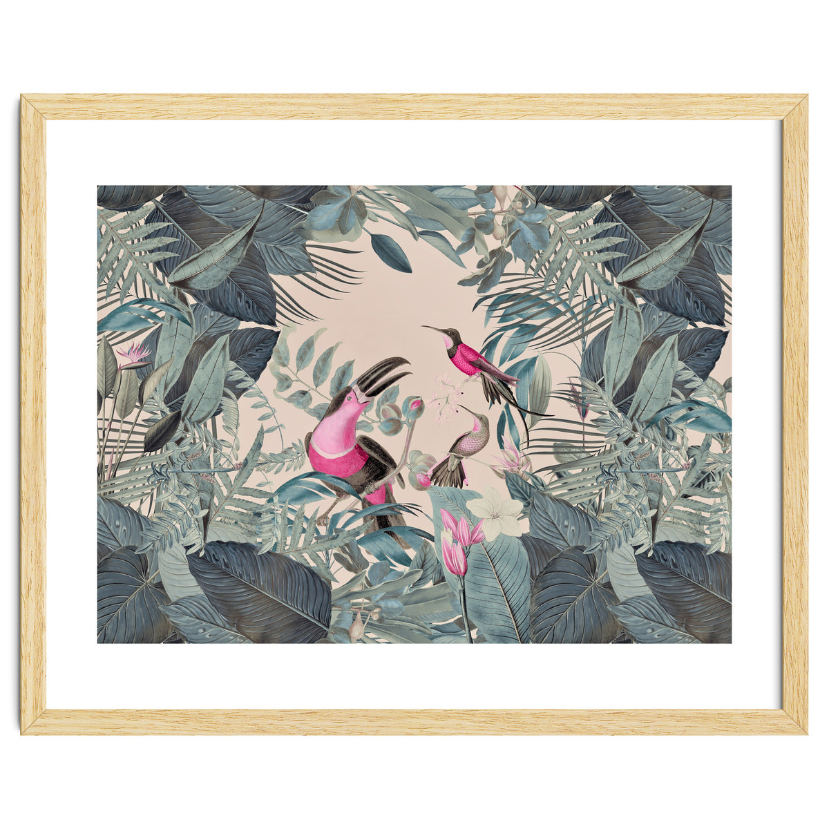 Green Jungle Toucans Color Look