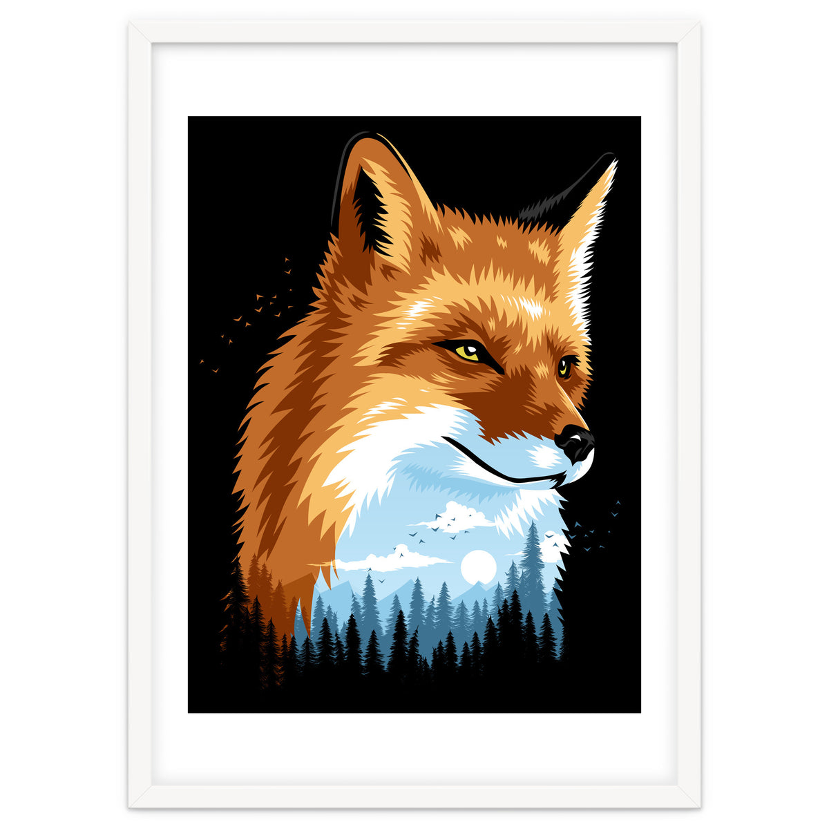 Fox Colors Forest