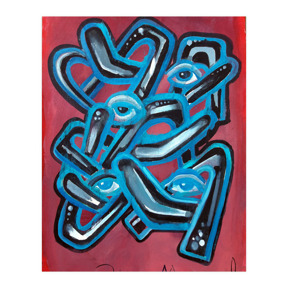 Formas Lenguas Y Ojos (Print Only)