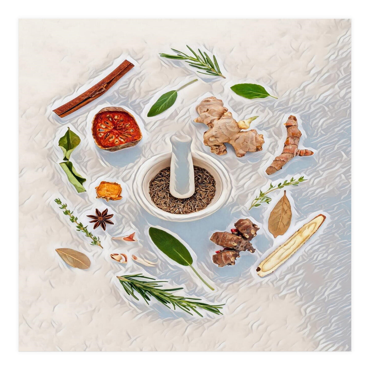 Healthy ingredients  (Print Only)