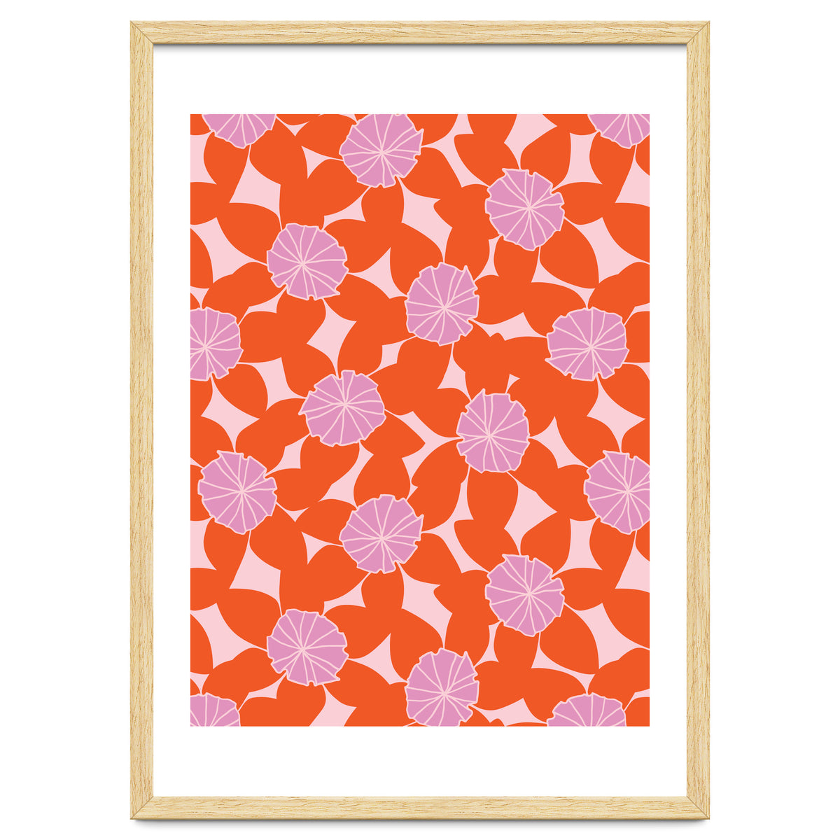 Purple Flower Pattern