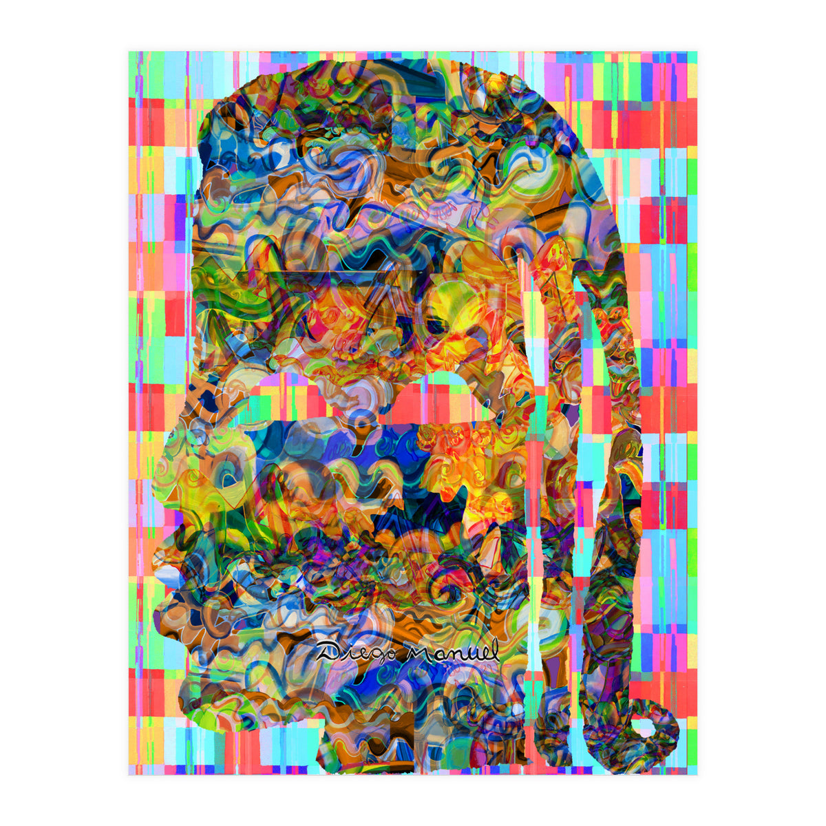 Abstracto Pop Nuevo B Nuevo 5 (Print Only)