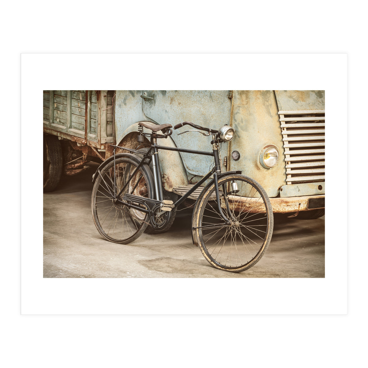 The Bicycle in the old Factory (Print Only)