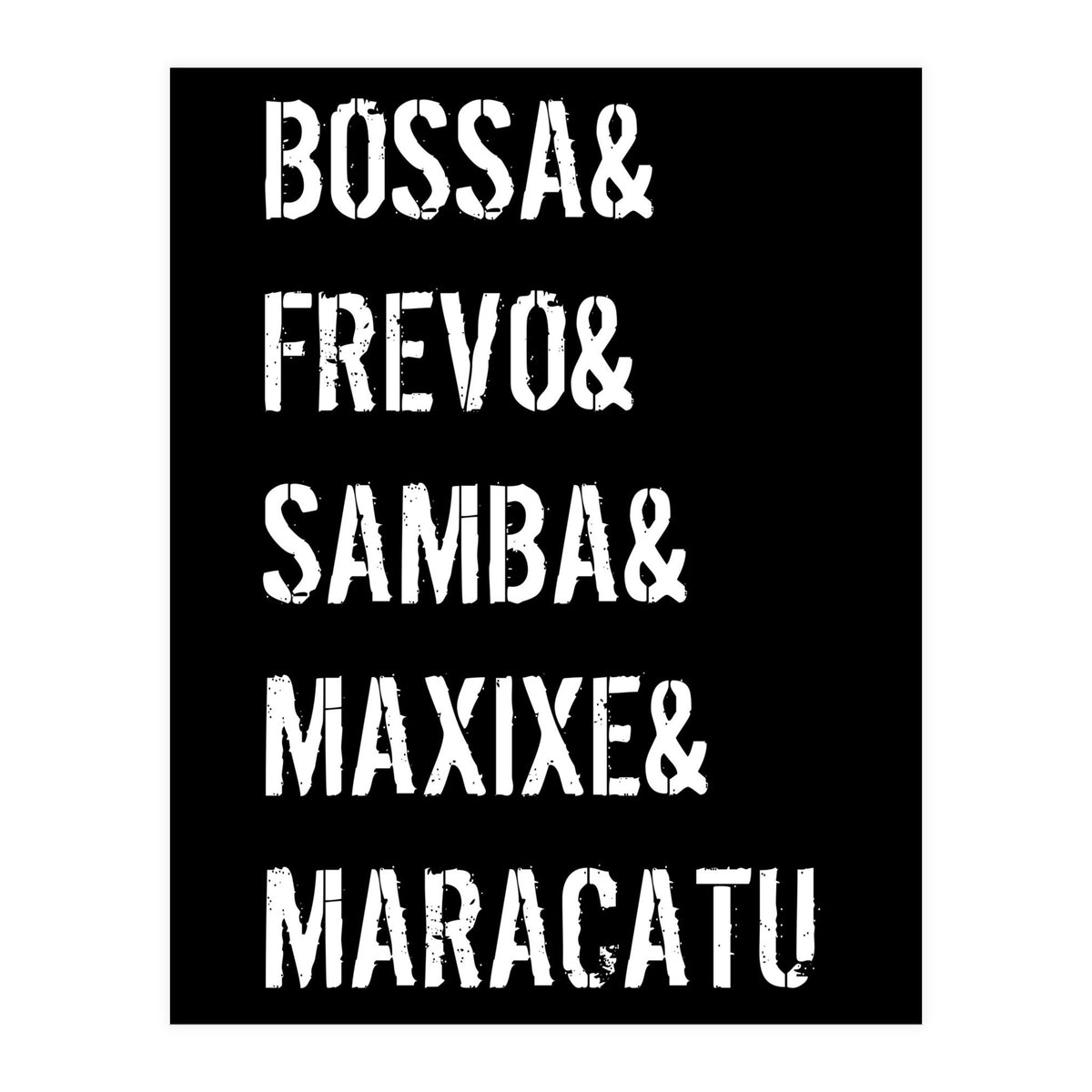 Its A Brazilian Rythm! (Print Only)