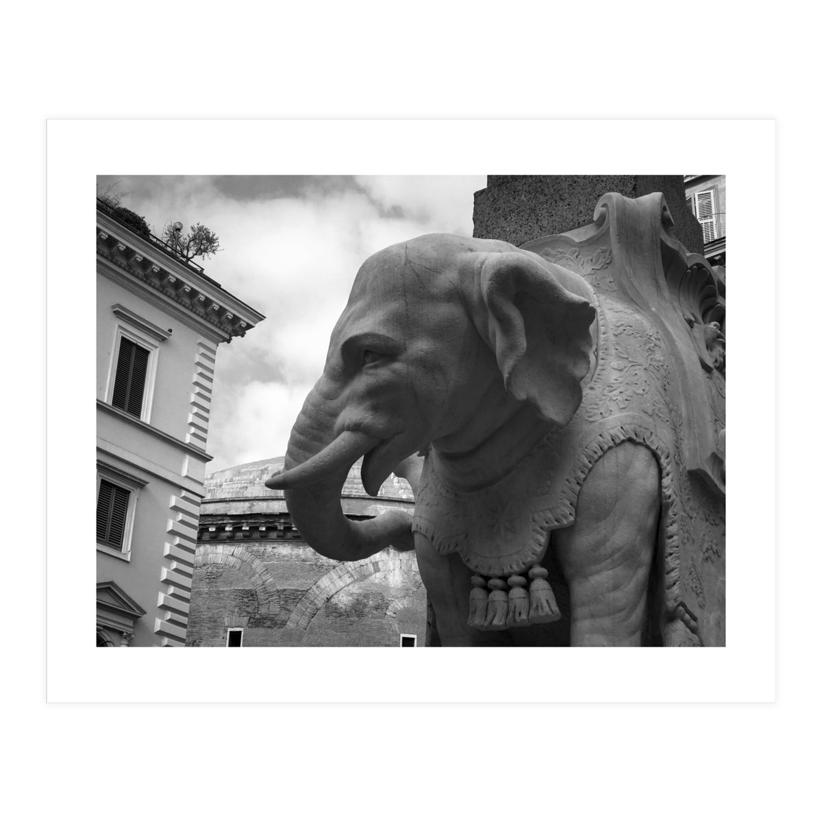 Elephant and Obelisk (Print Only)