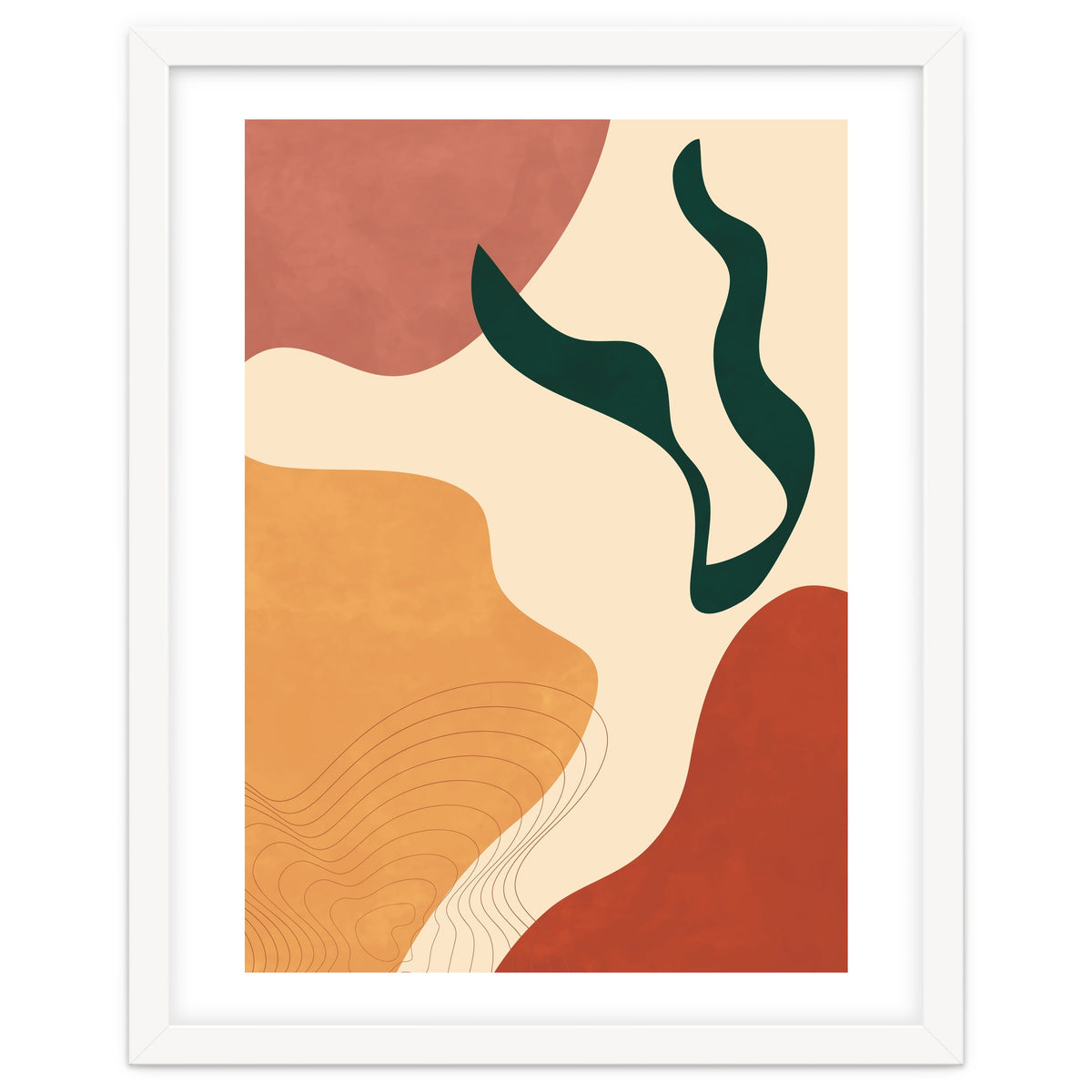 Abstract Scandi Neutral Shapes