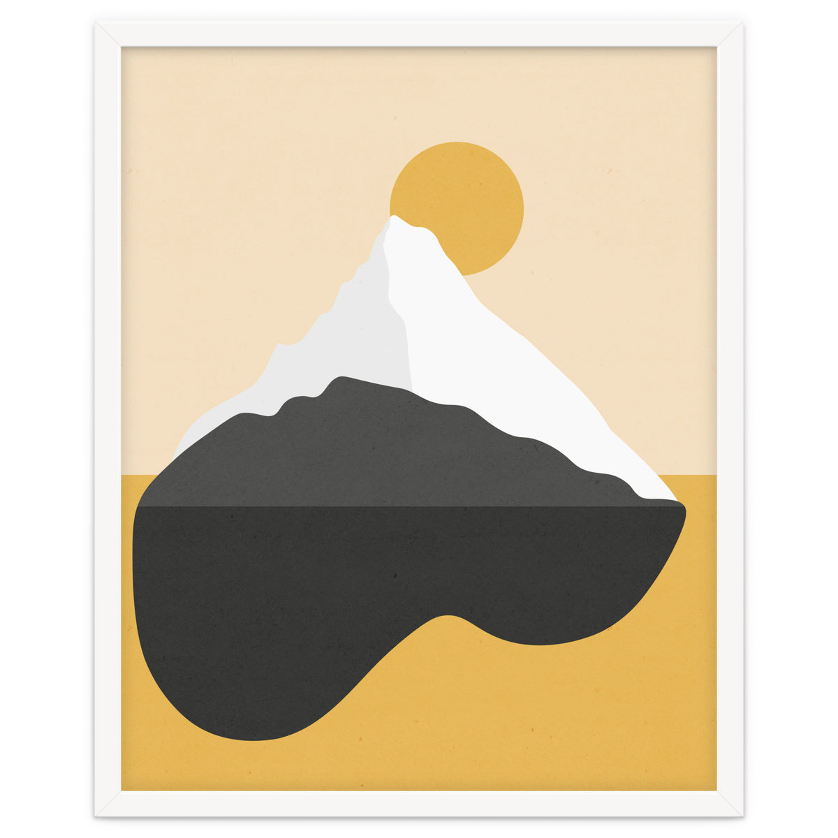 Abstract Mountain - Golden Desert