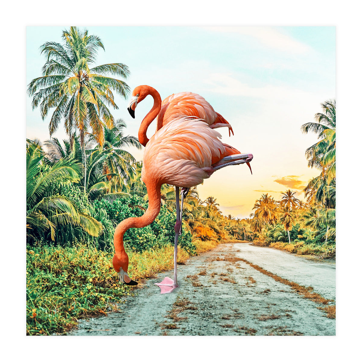 Flamingo Vacay (Print Only)