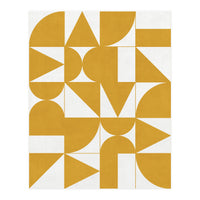 My Favorite Geometric Patterns No.13 - Mustard Yellow (Print Only)