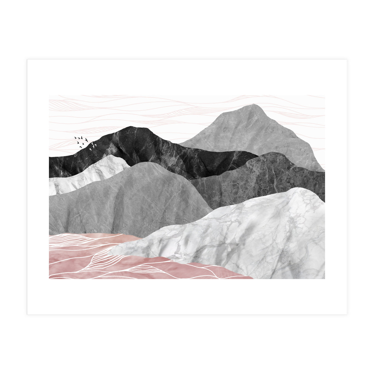 Marble Landscape 02 (Print Only)