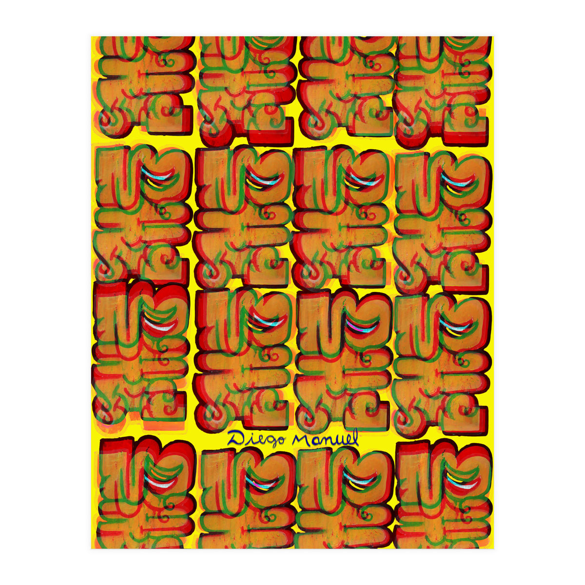 Graffitis 2021 Tapiz 133 (Print Only)