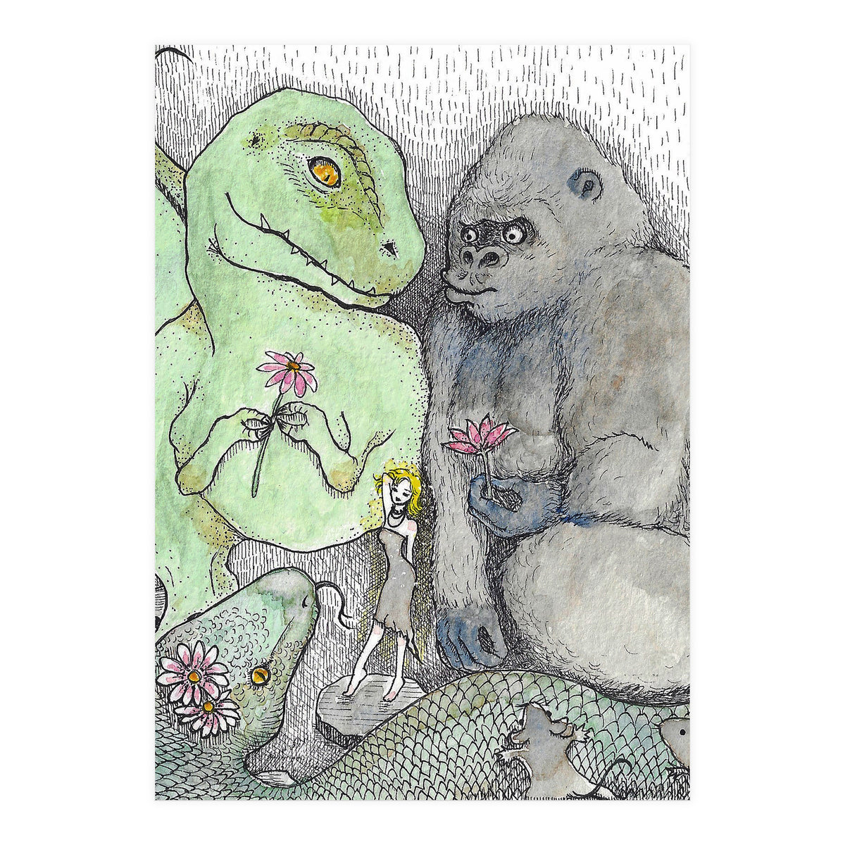 Kong Kong And Friends (Print Only)