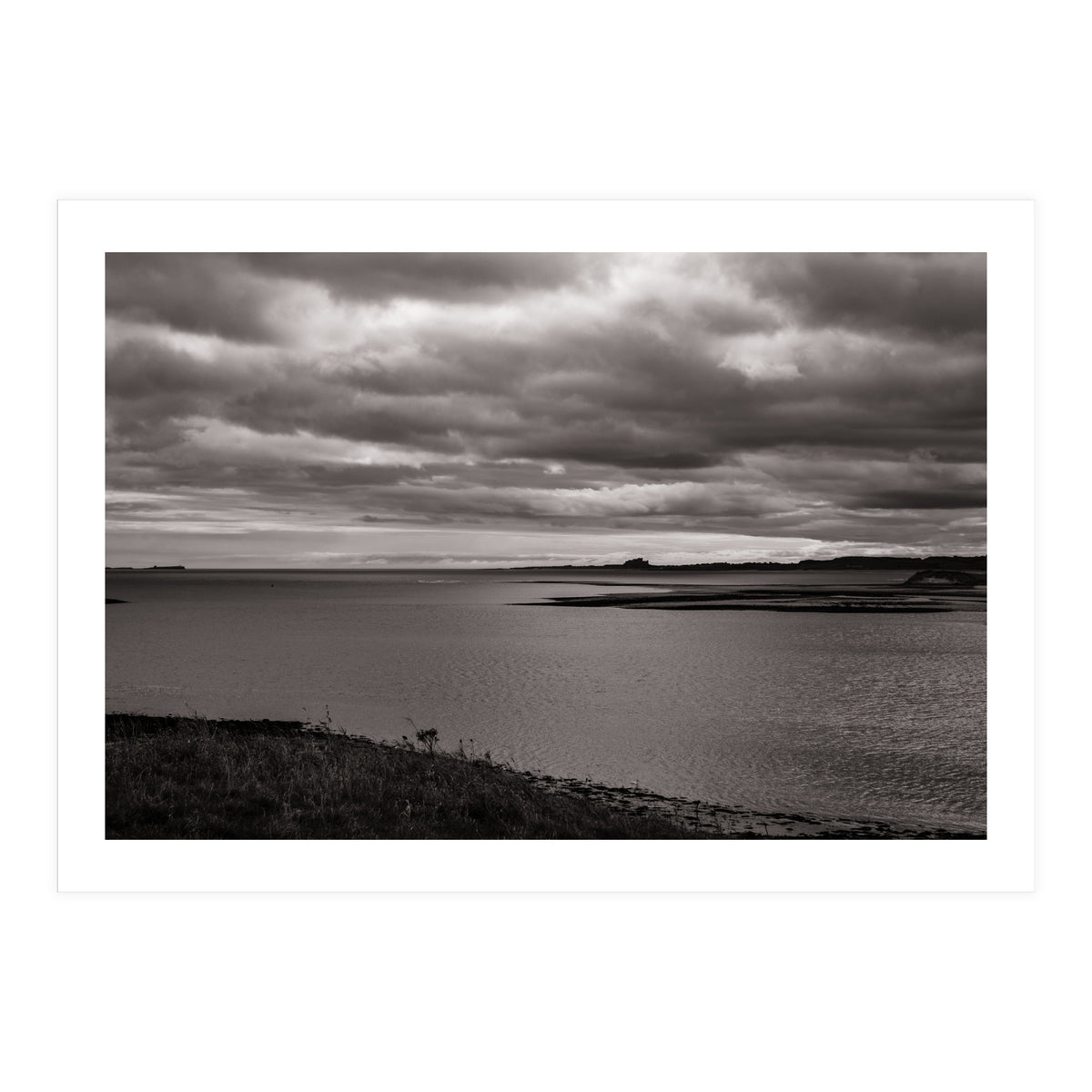 Bamburgh Castle from Holy Island (Print Only)
