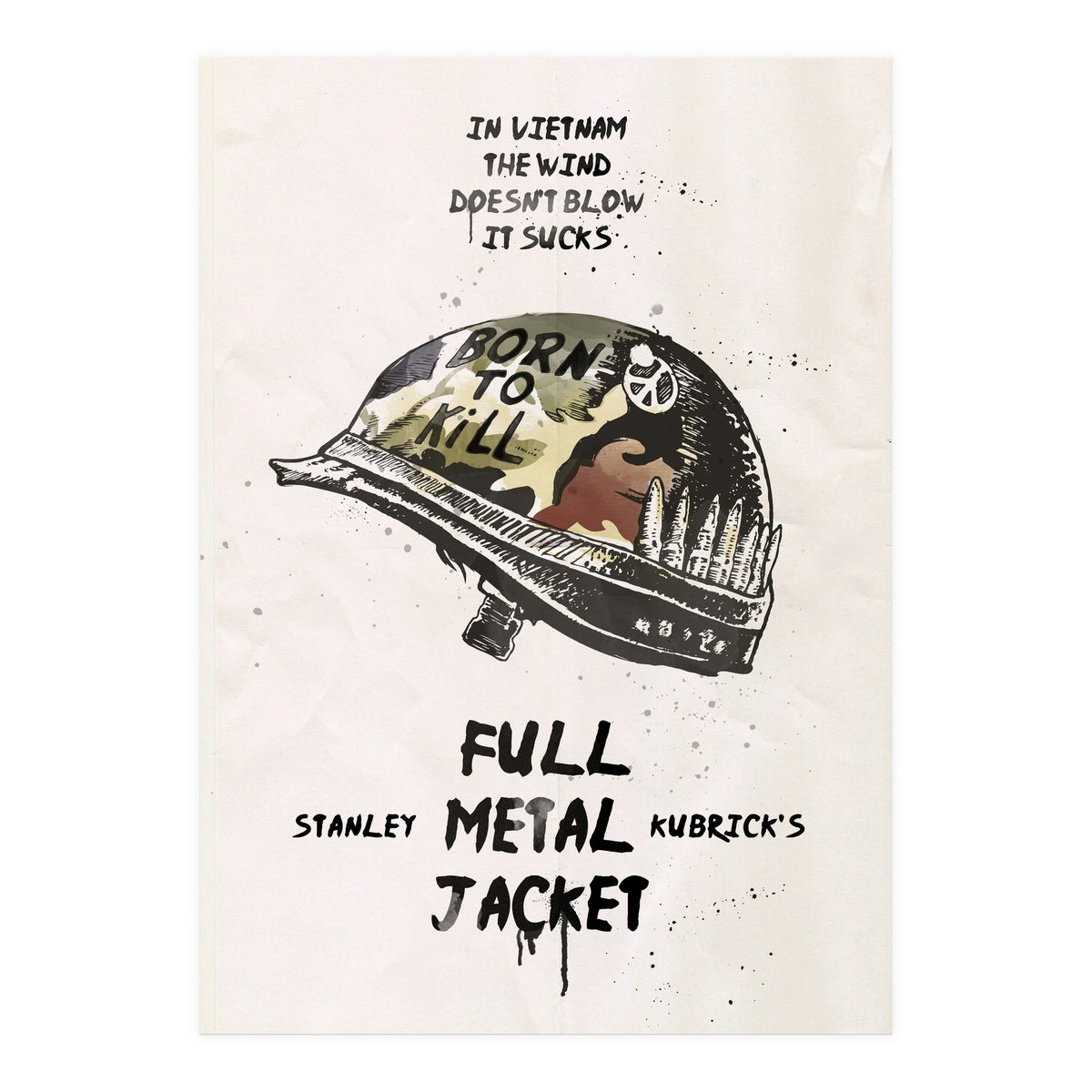 Full Metal Jacket movie poster (Print Only)