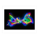 Abstract Colorful Flame Waves (Print Only) thumbnail