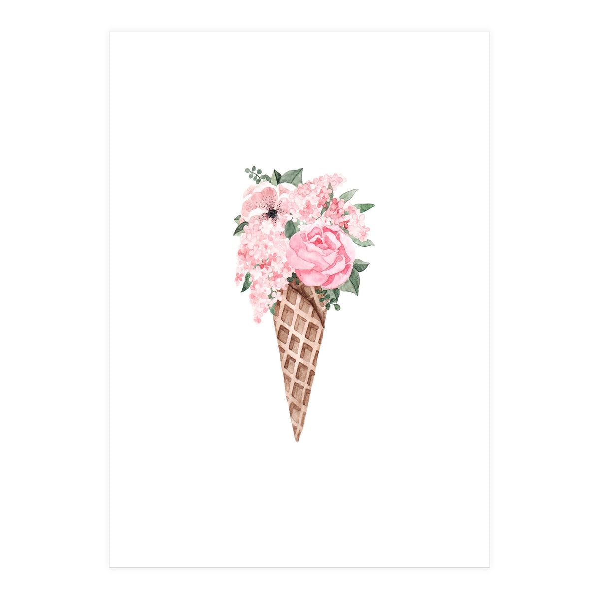 Flower Icecream (Print Only)
