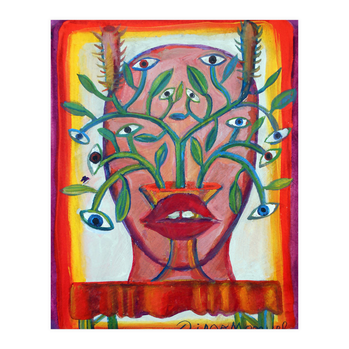 Cabeza De Mujer 5 Nueva (Print Only)