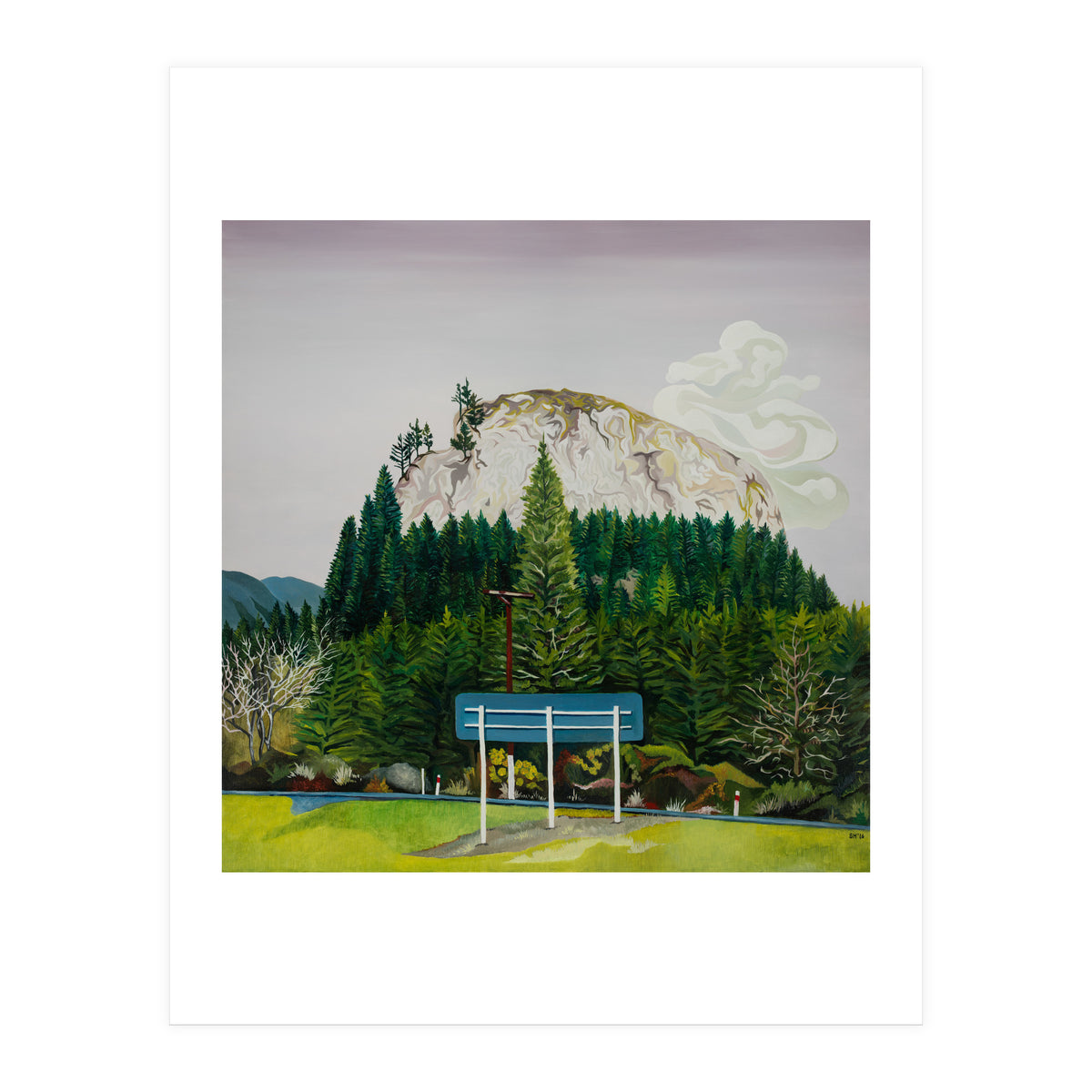 Pohaturoa - Approaching Taupo (Print Only)