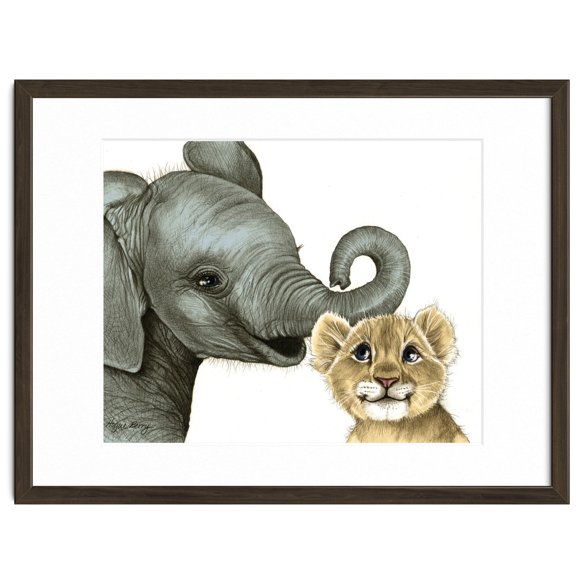 Best Friends, Elephant and Lion