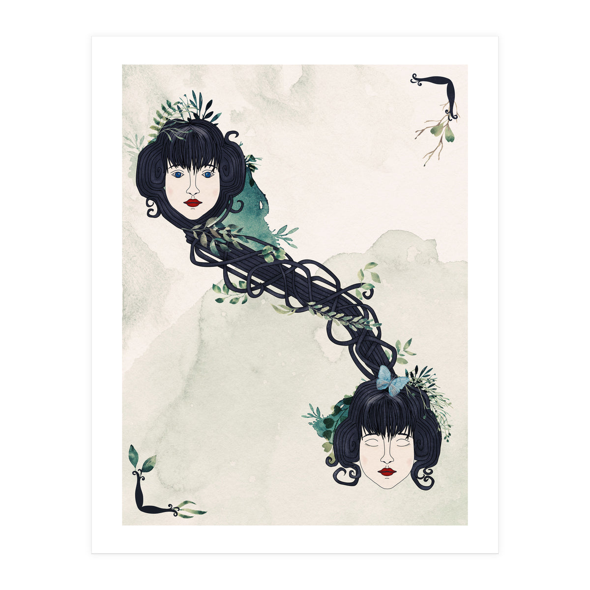 Secret bond of twins (Print Only)