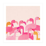 Florida Flamingos (Print Only) thumbnail