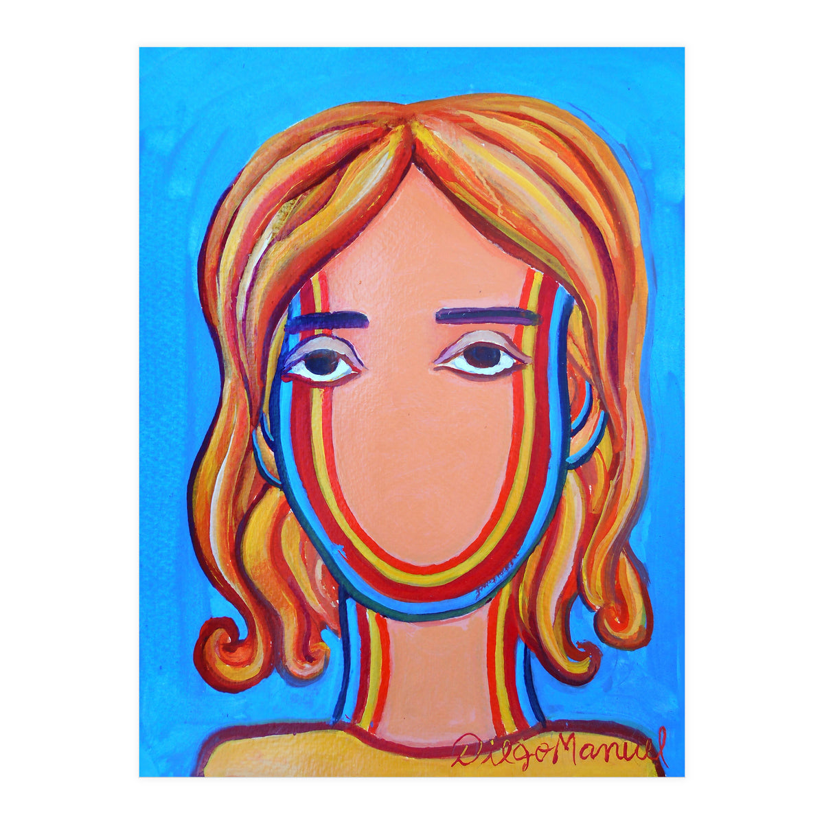 Cabeza De Mujer 2  (Print Only)