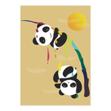 Pandas meet a strange rainbow (Print Only) thumbnail