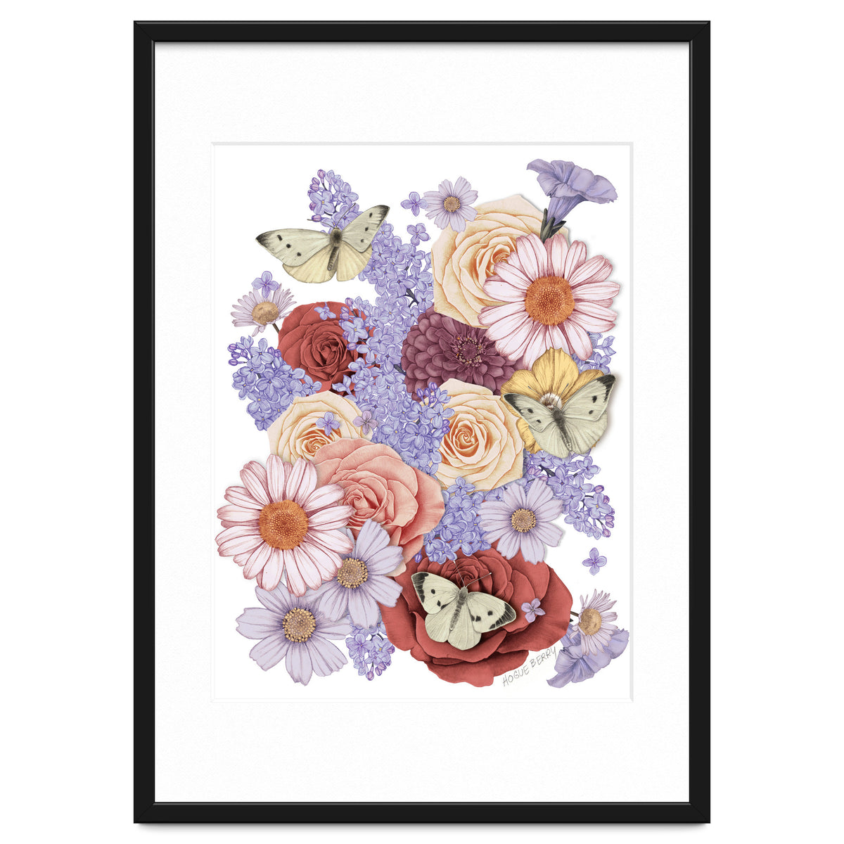 Flowers and Butterflies