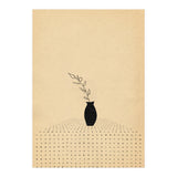 Abstract still life, vase and plant (Print Only) thumbnail