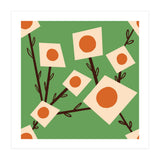 Green Square Flower Bouquet (Print Only) thumbnail