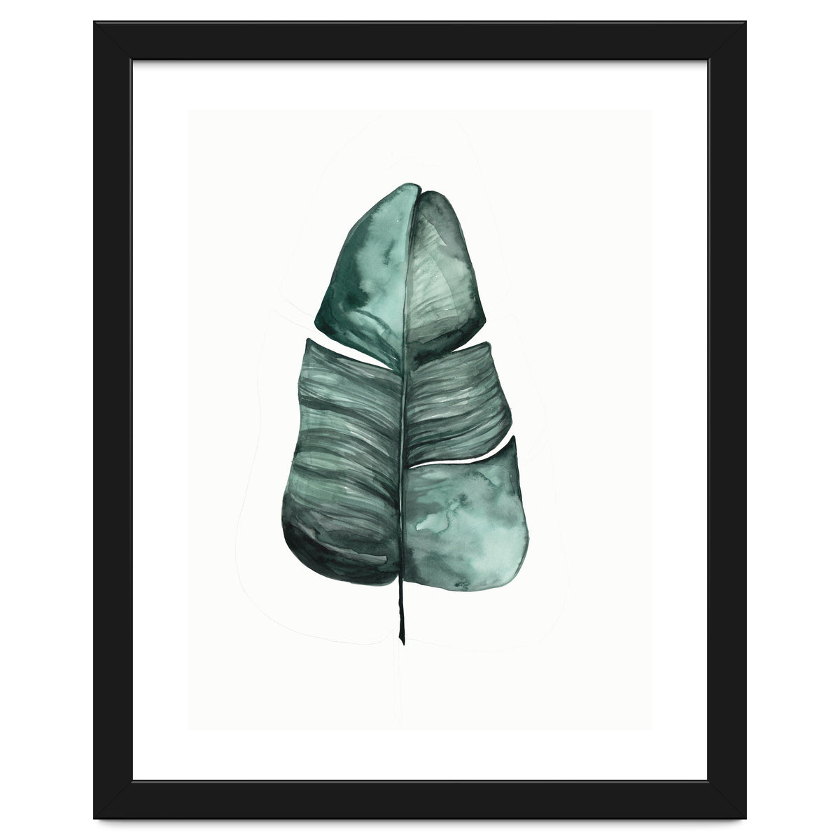 Botanical Illustration Banana Leaf