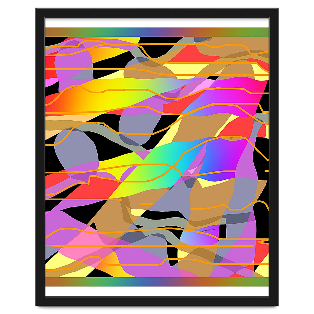 ABSTRACT COLOR BANDS