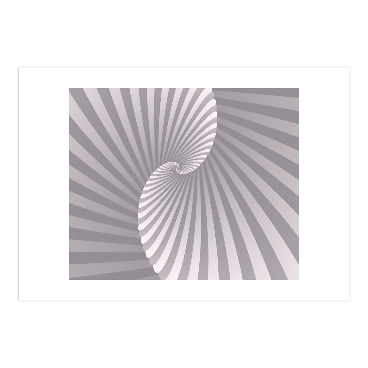 Abstract Retro Spiral (Print Only)