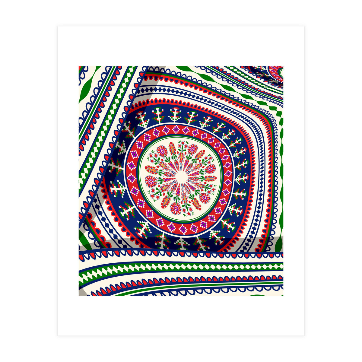 Romanian embroidery background 23 (Print Only)