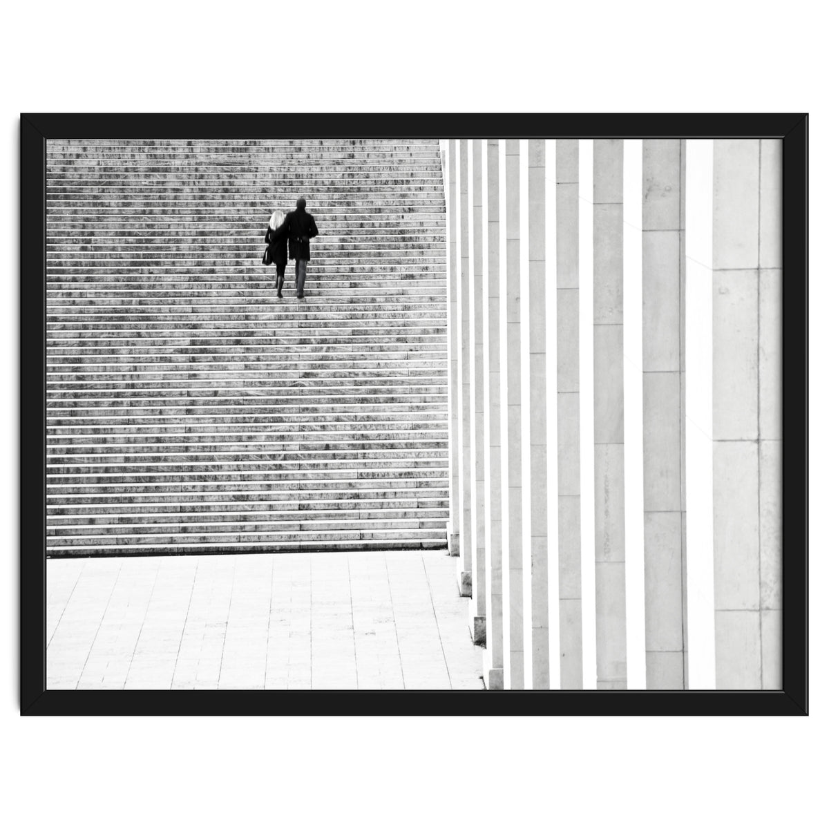 Couple On Stairs, Paris