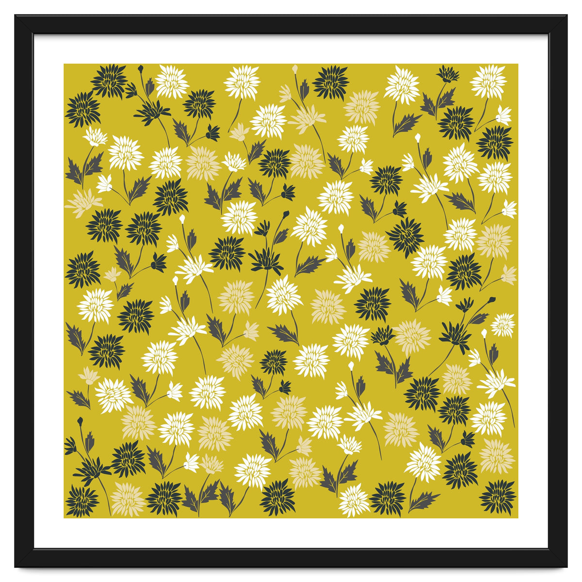 Cute chrysanthemum pattern