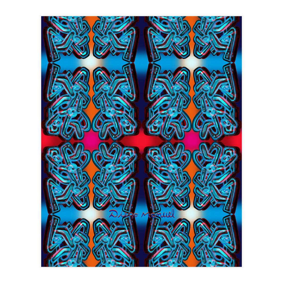 Formas Lenguas Y Ojos D (Print Only)