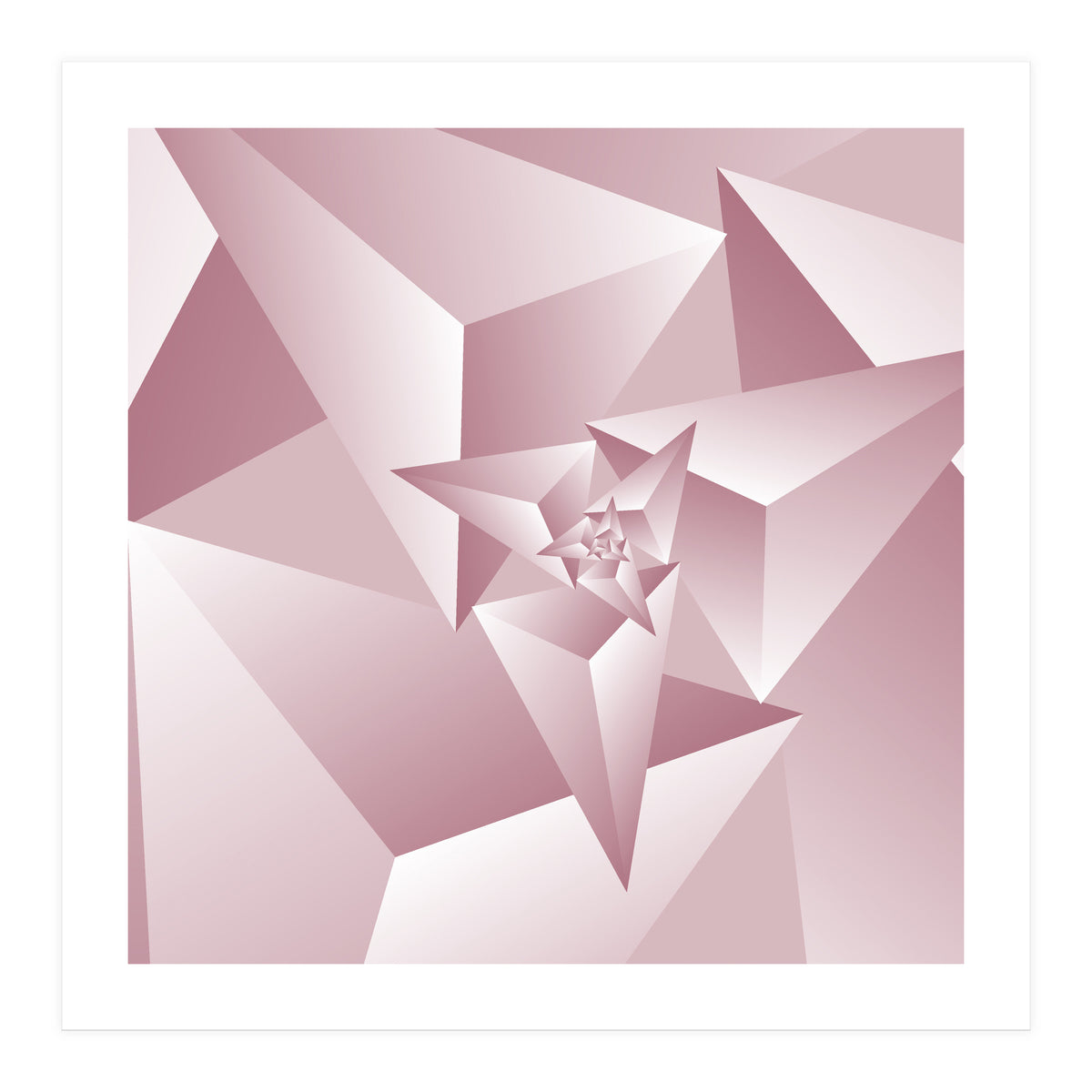 Geometric Triangle Modern  (Print Only)