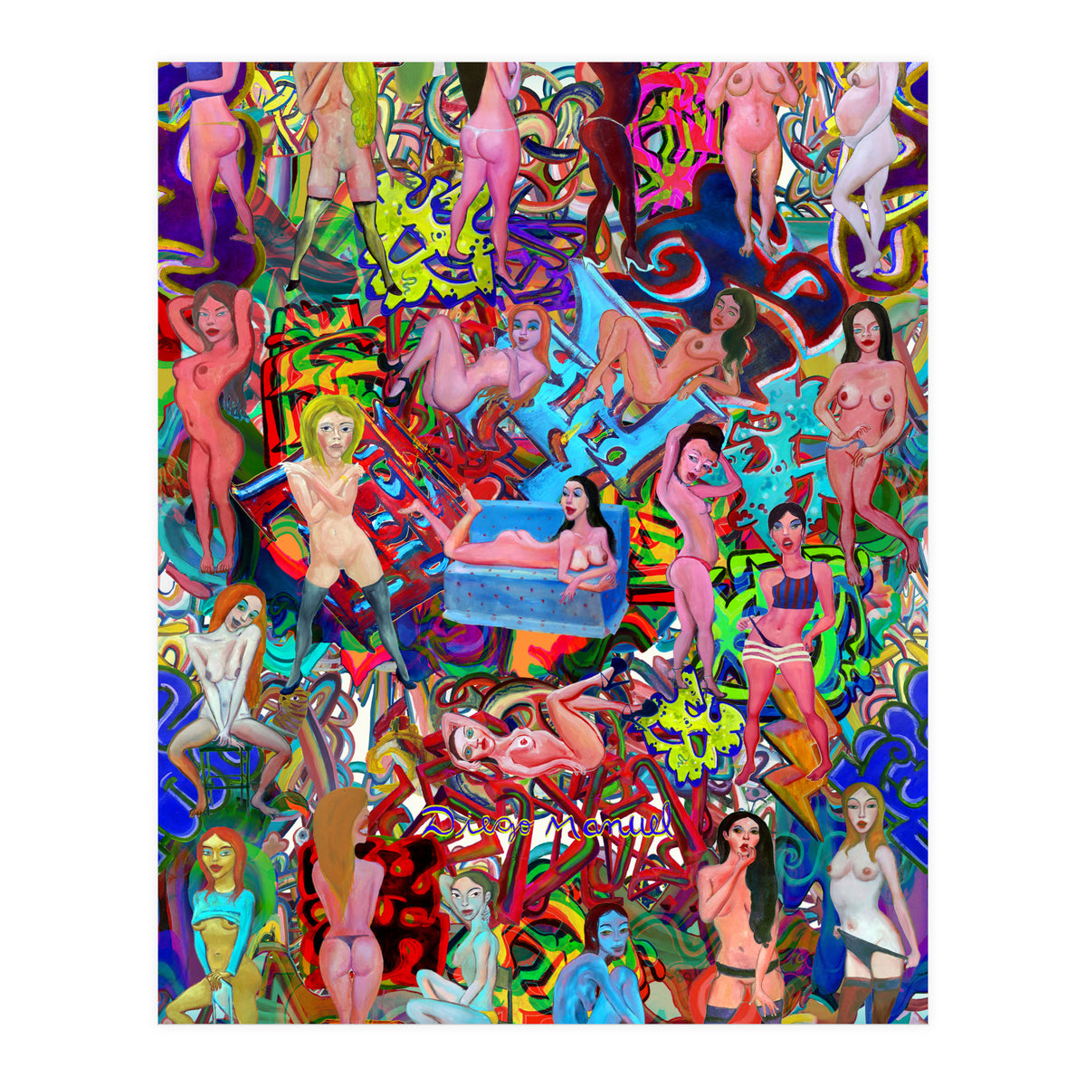 Chicas 3d 4 (Print Only)